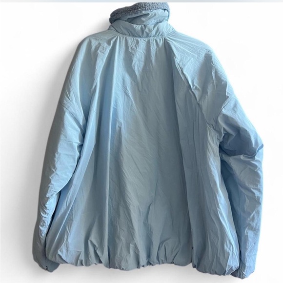 Free People Movement Outpost Boardwalk Blue Bomber Jacket NWT - Picture 2 of 7